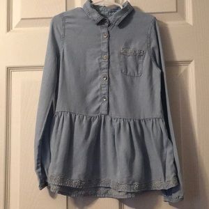 Tucker + Tate skirted blouse w/ flower detail